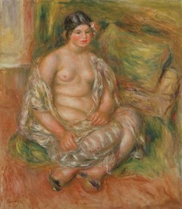 Odalisca sentada de Pierre Auguste Renoir